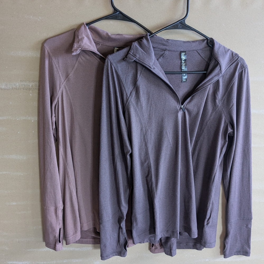 Lukka Purple Fitted Polo Blouse